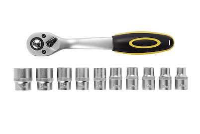 Image of Steckschlüsselsatz 1/2, 11-teilig bei JUMBO