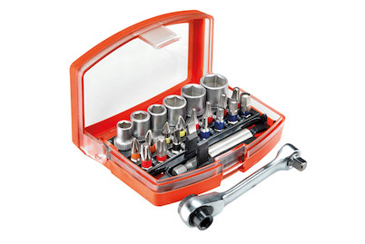 Image of Bits-/Stecknuss-Box, 24-teilig bei JUMBO