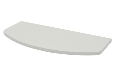 Image of Duraline Regalboden Bowed Weiss matt bei JUMBO