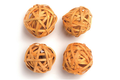 Image of Rattankugeln gelb bei JUMBO