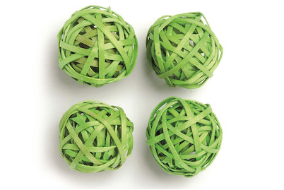 Image of Rattankugeln grün bei JUMBO