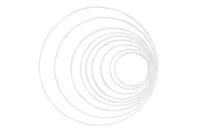 Image of Metallring weiss 15 cm bei JUMBO
