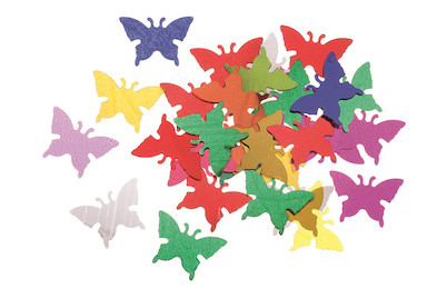 Image of Pailletten Schmetterling 14 mm farbig 20 g