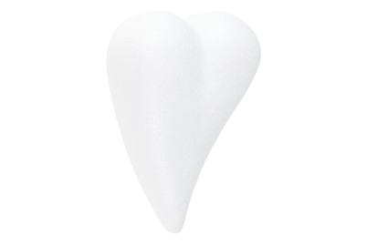 Image of Styropor Herztropfen 12x3.6 cm geschrumpft bei JUMBO