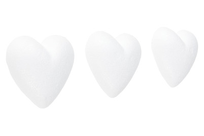 Image of Styroporherz flach 5 cm 3 St bei JUMBO