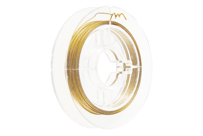 Image of Edelstahldraht goldf. 0.38 mm nylonbeschichtet 5 m bei JUMBO
