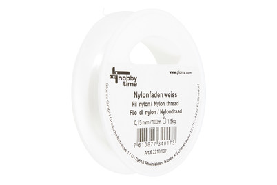 Image of Nylonfaden weiss 0.15 mm 100 m