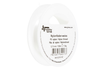 Image of Nylonfaden weiss 0.15 mm 100 m bei JUMBO