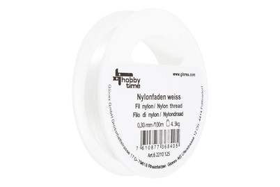 Image of Nylonfaden weiss 0.30 mm 100 m