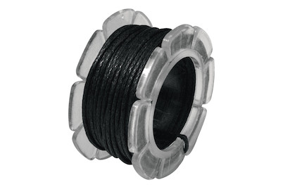 Image of Baumwoll-Schmuckkordel, gewachst, 1 mm ø, SB-Btl. Spule 5 m bei JUMBO