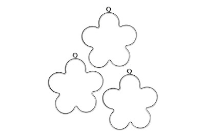 Image of Draht Blume, 7,5cm ø, SB-Btl 3Stück bei JUMBO