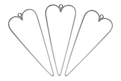 Image of Draht Herz, 12x5cm, SB-Btl 3Stück bei JUMBO