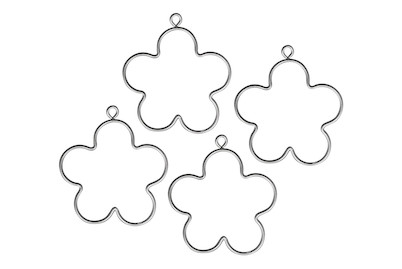 Image of Draht Blume, 5,5cm ø, SB-Btl 4Stück bei JUMBO