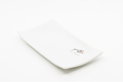 Image of Flat - rechteckige Porzellan Platte 15cm bei JUMBO