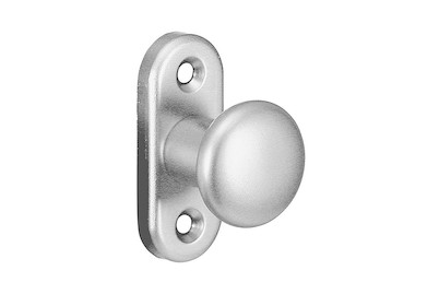 Image of Hebetürknopf mit Rosette Alu F1 26x65 bei JUMBO