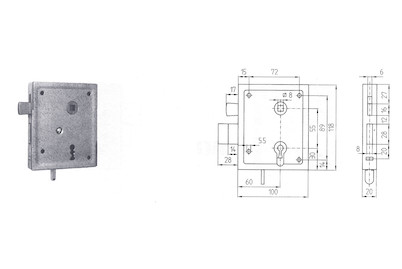 Image of Universalkastenschloss bei JUMBO