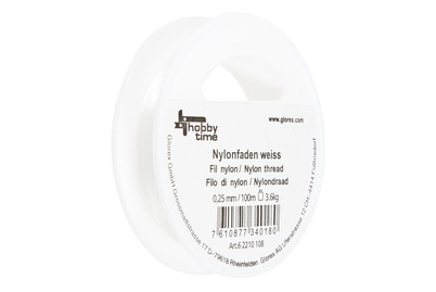 Image of Nylonfaden weiss 0.25 mm 100 m