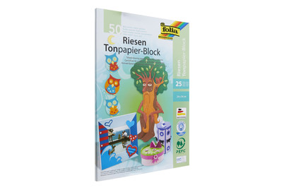 Image of Riesen-Tonpapierblock, 130g/m², 24x34cm bei JUMBO