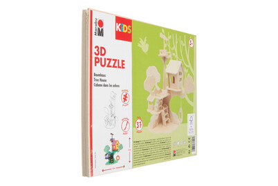 Image of Marabu Kids 3D Puzzle Baumhaus