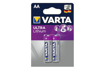 Image of Varta Ultra Lithium Batterien Aa/Lr6 2 St.