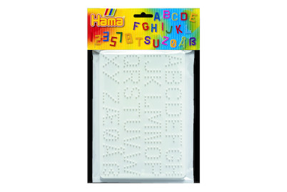 Image of Hama Stiftplatte Buchstaben Zahlen