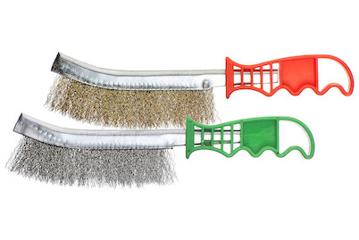 Image of Stahl-Drahtbürstensatz 2-teilig bei JUMBO