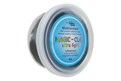 Image of Magic-Clay ultra-light 40 g lufttrocknend schwarz bei JUMBO