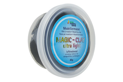 Image of Magic-Clay ultra-light 40 g lufttrocknend schwarz