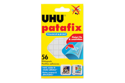 Image of Uhu Patafix Kleber transparent 56 Stück bei JUMBO