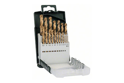 Image of Bosch Metallbohrerset 19-teilig HSS-TiN 25513 bei JUMBO