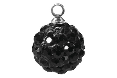 Image of Shamballa-Bead mit Hänger, 10mm ø bei JUMBO