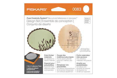 Image of Medium Design Set Thick Material Scalloped Oval bei JUMBO