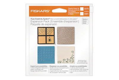 Image of Medium Design Plate Expansion Pack, Square, SB-Blister 4Stück bei JUMBO