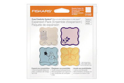 Image of Medium Design Plate Expansion Pack, Curvy Square, SB-Blister 4Stück bei JUMBO