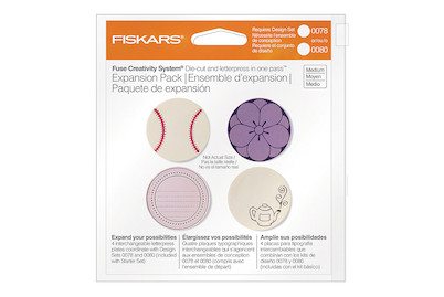 Image of Medium Design Plate Expansion Pack, Circle 2, SB-Blister 4Stück bei JUMBO