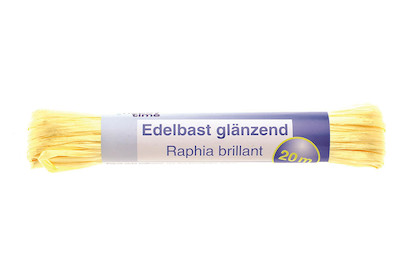 Image of Edelbast 20 m zitronengelb glänzend Viscose 10 g bei JUMBO