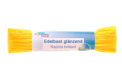 Image of Edelbast 20 m gelb glänzend Viscose 10 g