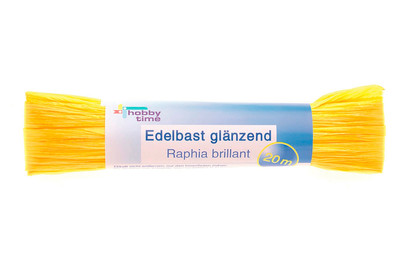 Image of Edelbast 20 m gelb glänzend Viscose 10 g bei JUMBO