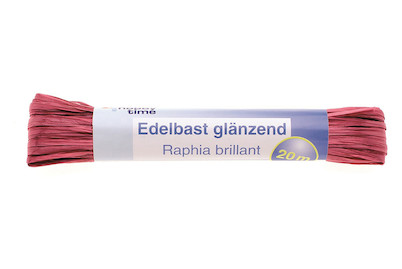 Image of Edelbast 20m dunkelrot glänzend Viscose 10 g