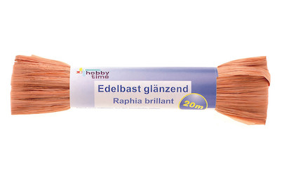 Image of Edelbast 20m hellbraun glänzend Viscose 10 g bei JUMBO