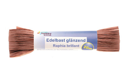 Image of Edelbast 20m mittelbraun glänzend Viscose 10 g bei JUMBO