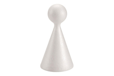 Image of Styropor Kegel 15 cm geschrumpft bei JUMBO