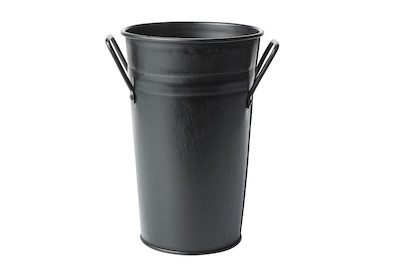 Image of Home and More Zinkgefäss ø 14 cm H 21 cm schwarz bei JUMBO