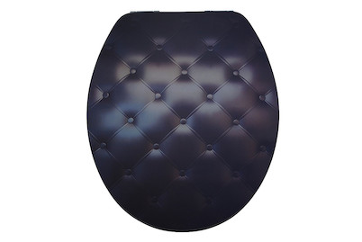 Image of diaqua® WC-Sitz Lyon Slow Down Sofa schwarz bei JUMBO