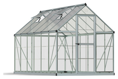 Image of Palram Gewächshaus Hybrid 2 x 3.7 silber bei JUMBO