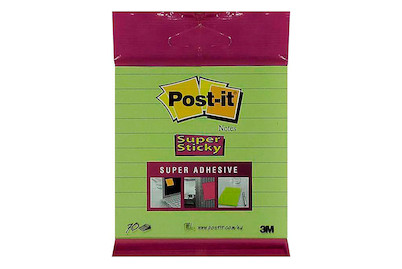 Image of Post-it Super Sticky lemongreen 70 Blatt