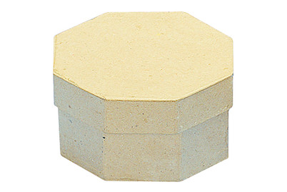 Image of Pappmaché-Dose Achteck 11.5 x 11.5 cm bei JUMBO