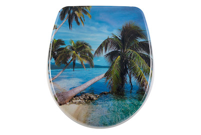 Image of diaqua® WC-Sitz Nice Slow Down Palm bei JUMBO