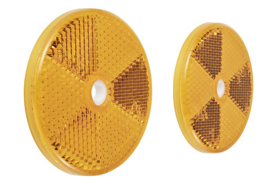 Image of Unitec Seitenreflektor rund 2 Stück gelb bei JUMBO