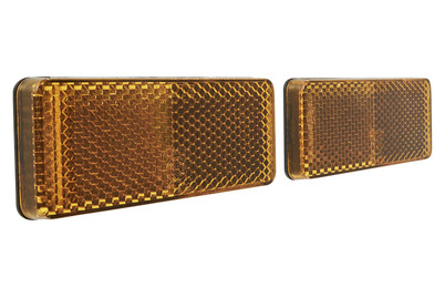 Image of Unitec Seitenreflektor eckig 2 Stück gelb bei JUMBO